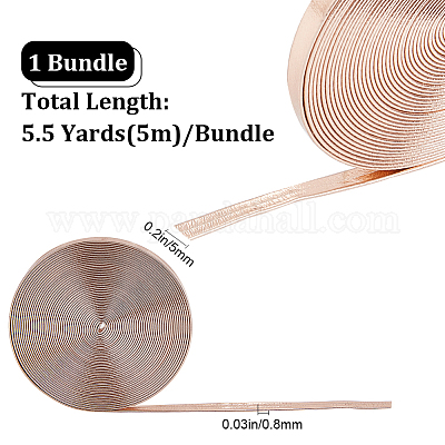 Плоский шнур из искусственной кожи 5м.&nbsp;LC-GF0001-02A-03-1