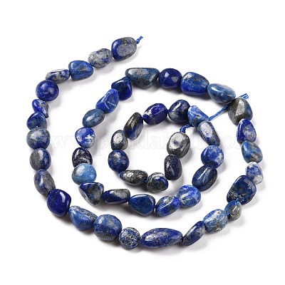 Natürlicher Lapislazuli Perlenstränge&nbsp;G-F575-01F-1
