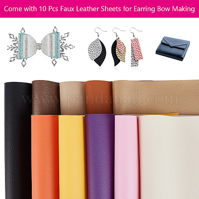 10 pack Faux Leather Sheets