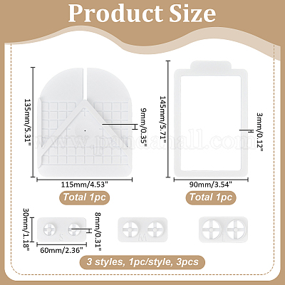 1 caja de herramientas de inserción de postes de aretes de arcilla plástica&nbsp;DIY-ME0002-28-1