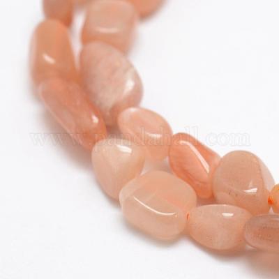Natürliche sunstone Perlen Stränge&nbsp;G-F521-26-1