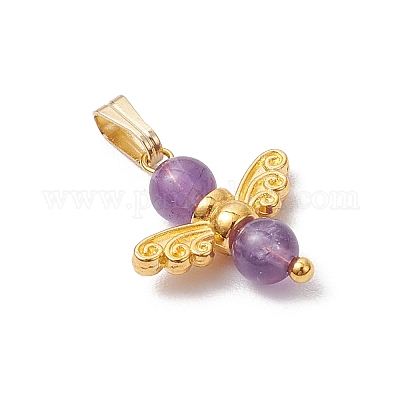 10 шт. подвески из бисера из натуральных и синтетических смешанных драгоценных камней в 10 стилях PALLOY-JF03634-1