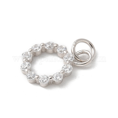 S925 подвеска из стерлингового серебра с микропаве из кубического циркония&nbsp;LS-STER-H115-02A-S-1