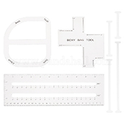 Пользовательские линейки акриловых шаблонов&nbsp;DIY-PH0023-94-1