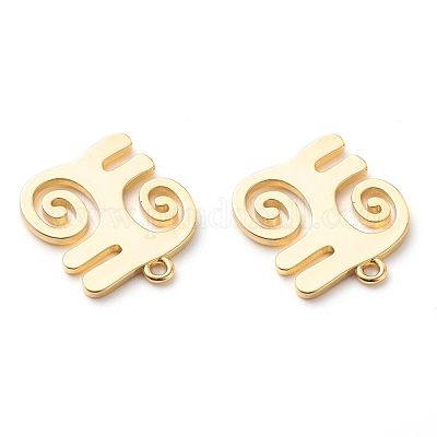 Латунные подвески&nbsp;KK-Z010-08G-1