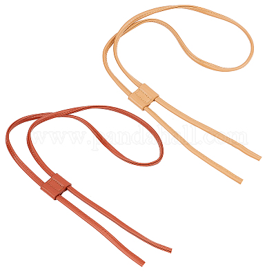 1 Pc PU Leather Drawstring Pull String Purse Strap Replacement for