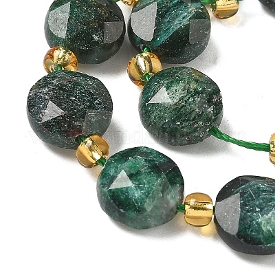 Бусины из натурального фуксита&nbsp;G-G271-C03-10mm-1