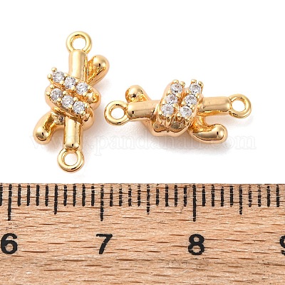 Messing Strass Anhänger&nbsp;KK-E793-21G-1