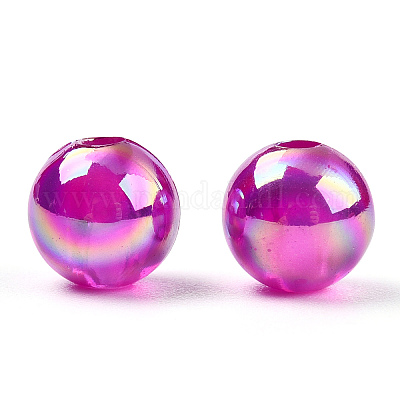 Perles en acrylique transparente&nbsp;MACR-T046-01E-10-1