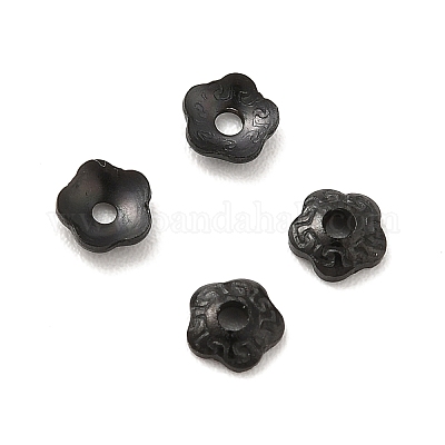 Capuchons de perles en acier inoxydable 304 à placage ionique (IP)&nbsp;STAS-N0005-01EB-1