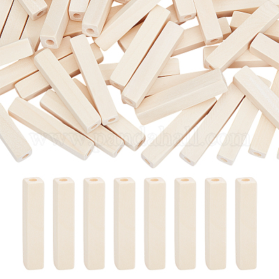 50 Stück Holzperlen&nbsp;WOOD-OC0004-18-1