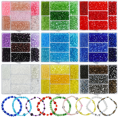 Наборы стеклянных бусин&nbsp;EGLA-YW0003-93A-1