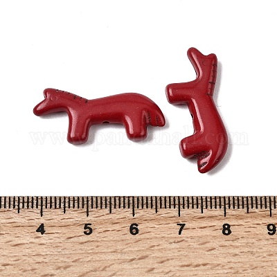 Синтетические бирюзовые бусины&nbsp;G-B158-01D-1