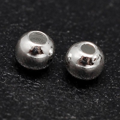  Sterling Silver 1mm X 4mm Liquid Silver Tube Beads