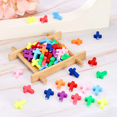 100 шт брызг покрашенный акриловые шарики&nbsp;ACRP-TA0001-02-1