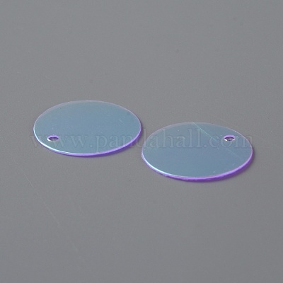 Переливающиеся подвески из пвх с пайетками/блестками PVC-WH0006-01B-1