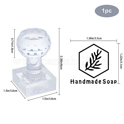 Clear Acrylic Soap Stamps 