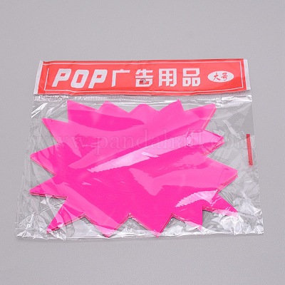 Флуоресцентные взрывчатые формы пустые знаки продажи ценники бирки&nbsp;LS-AJEW-WH0239-21A-1