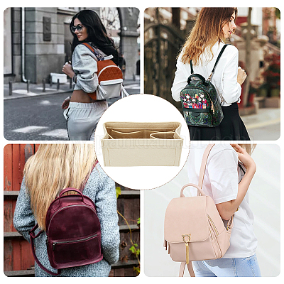 Вставки-органайзеры для кошельков из шерстяного фетра&nbsp;FIND-WH0147-26A-1