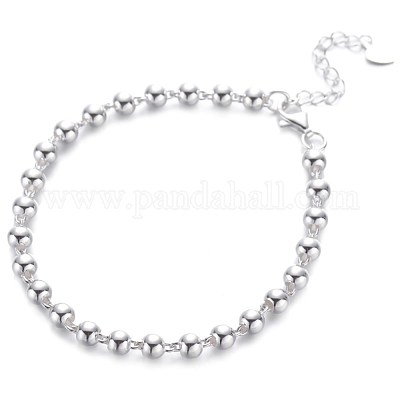 Men Chain Bracelet 925 Sterling Silver Bangle Hand Chains Man Link  Bracelets 1Pc