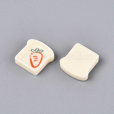 Кабошоны из непрозрачной смолы с фруктовой тематикой CRES-T025-17-1