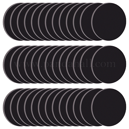 Fingerinspire 50шт акриловые плоские круглые фигурки дисплей базы KY-FG0001-15-1