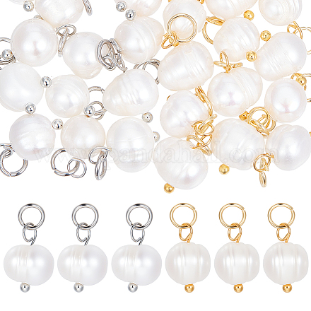 30шт. подвеска из натурального культивированного пресноводного жемчуга 2 цветов&nbsp;PALLOY-GA00037-1