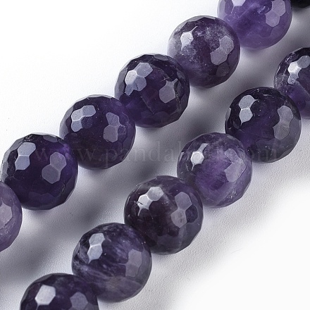 Natural Amethyst Beads Strands G-F653-22-1