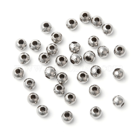 304 perles rondes creuses en acier inoxydable X-STAS-R032-5mm-1