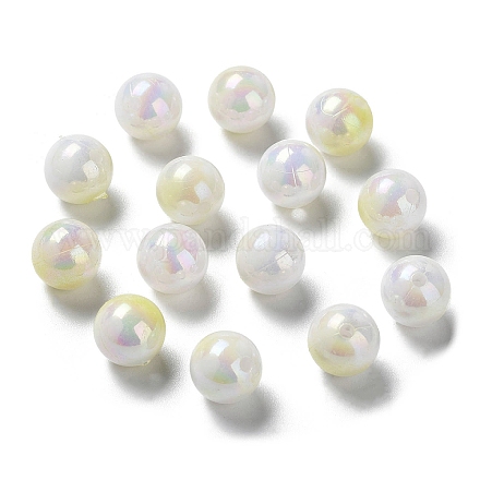 Perle acriliche opache bicolore SACR-P024-01B-W07-1