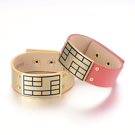 Bijoux de mode clouté bracelets BJEW-K197-62-1