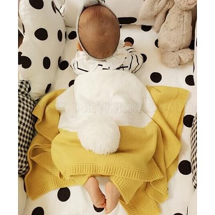 Ganchillo bebé beanie traje accesorios de fotografía AJEW-R030-80-1