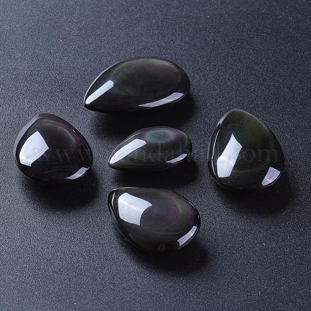 Natürliche Obsidian Perlen G-I280-01-1