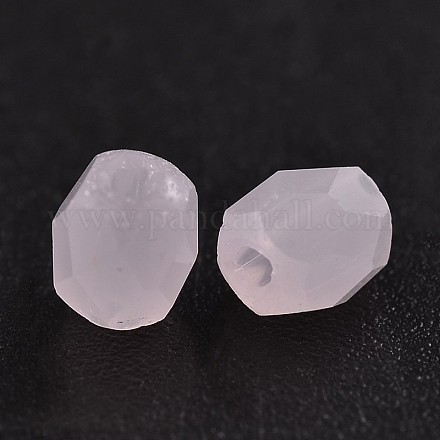Sfaccettate rotonde perle di vetro imitazione giada GLAA-J085-C05-1