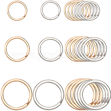 30 шт. 6 стиля железных разъемных колец IFIN-SP0001-20B-1