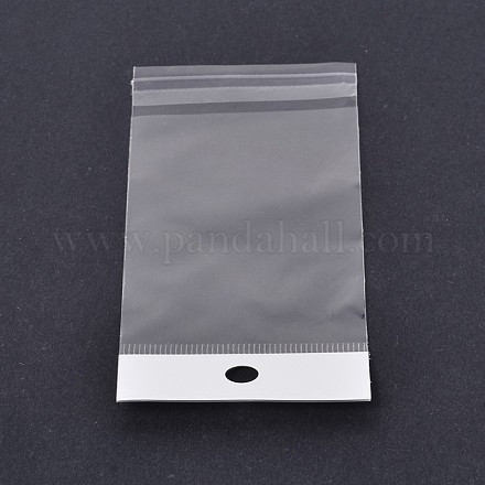 長方形OPP透明なビニール袋  透明  10x7cm  約100個/袋 X-OPC-O002-7x10cm-1