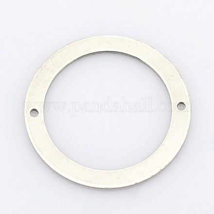 201 Stainless Steel Ring Slice Links STAS-P073-08-1