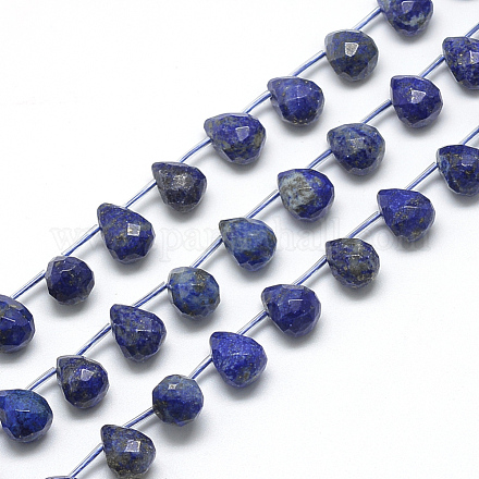 Chapelets de perles en lapis-lazuli naturel G-R435-15D-1