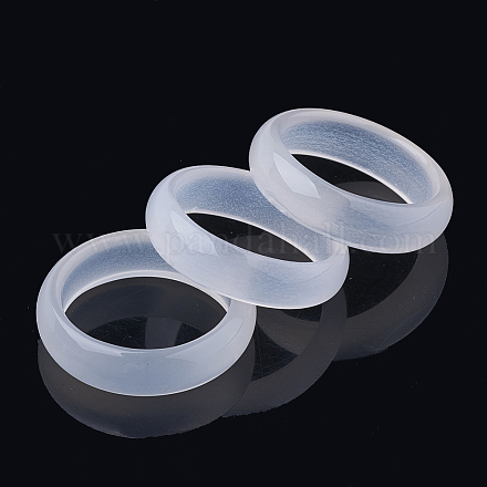 Natural Agate Rings X-G-S279-42L-1