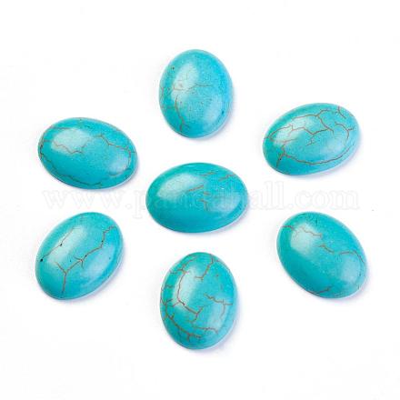 Synthetic Turquoise Cabochons G-H1554-20x15x6-1
