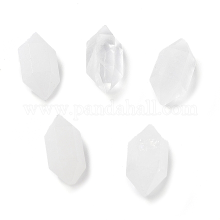 Perles pointues à double extrémité en cristal de quartz naturel G-G012-20-1