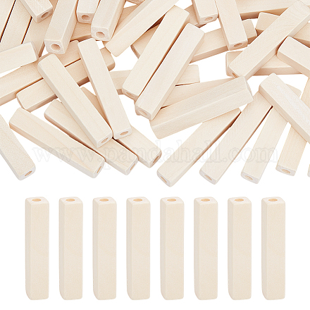50 Stück Holzperlen WOOD-OC0004-18-1