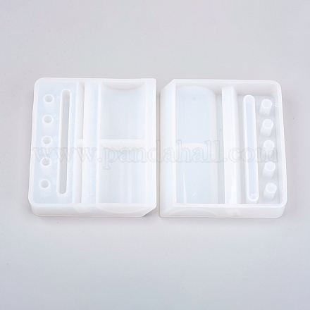 Moldes de silicona para portaplumas DIY-WH0166-30-1