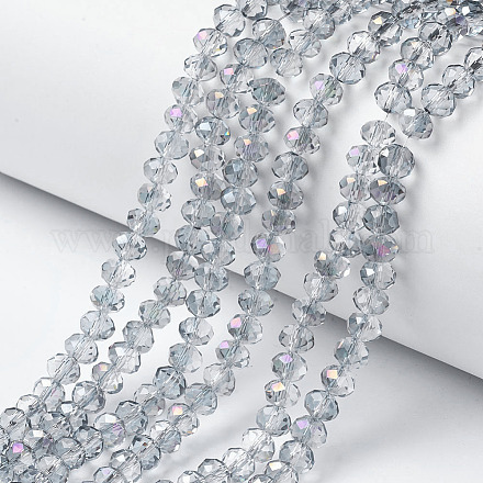 Placcare trasparente perle di vetro fili EGLA-A034-T3mm-F10-1