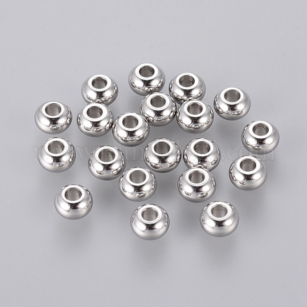 Rondelle 304 perle in acciaio inox X-STAS-S028-15-1