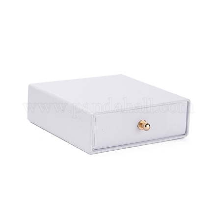 Boîte à bijoux à tiroir en papier carré CON-C011-03A-07-1