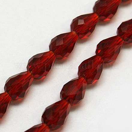Glass Beads Strands EGLA-E010-10x15mm-06-1