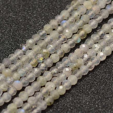 Chapelets de perles en labradorite naturelle  G-K182-2mm-25B-1