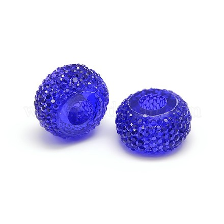 Rondelle Resin Beads RESI-P001-02-1