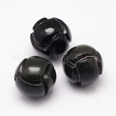 Natural Obsidian Beads G-K117-02-1